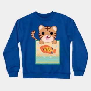 Lucky Pockets - The Year of the Tiger. Crewneck Sweatshirt